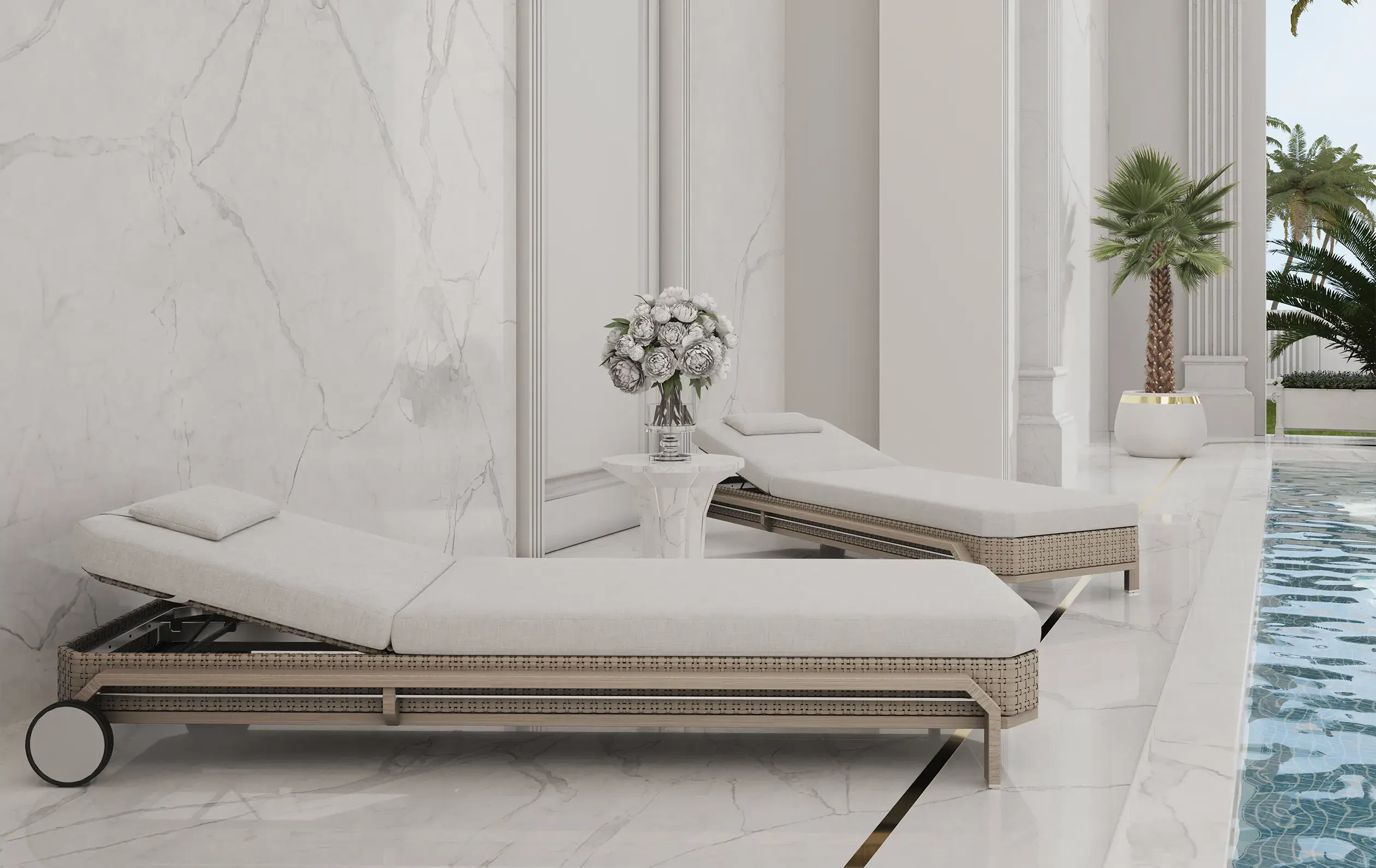 Lettino Prendisole Heritage Wood - 5