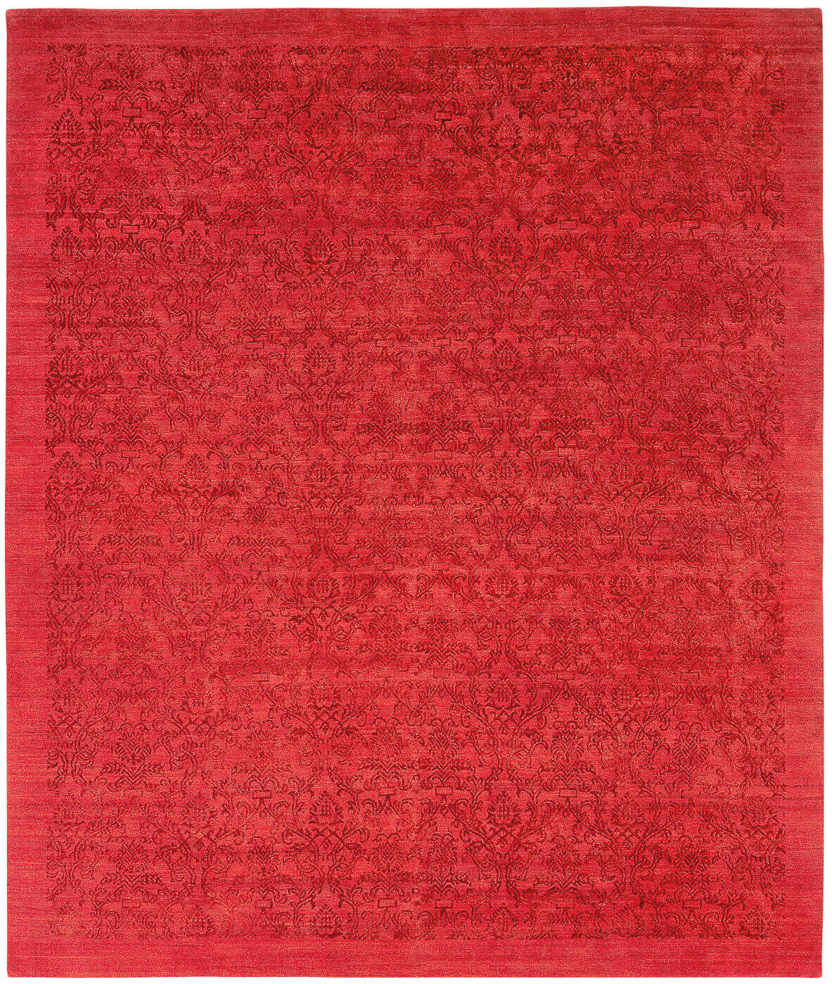 Tappeto Roma Bordo Rosso