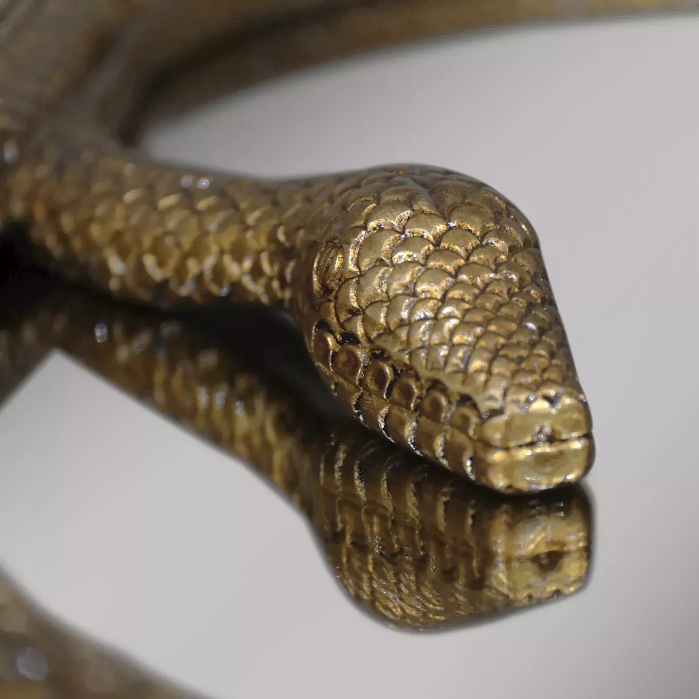 Specchio a Forma di Mela Serpentine