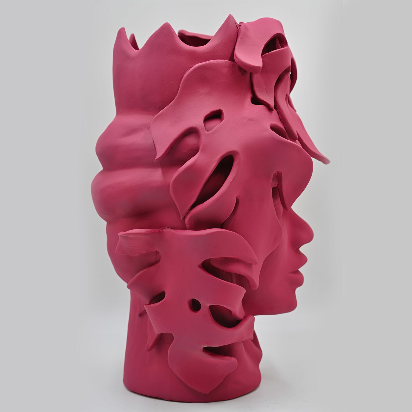 Testa di Moro Rosa Scultura