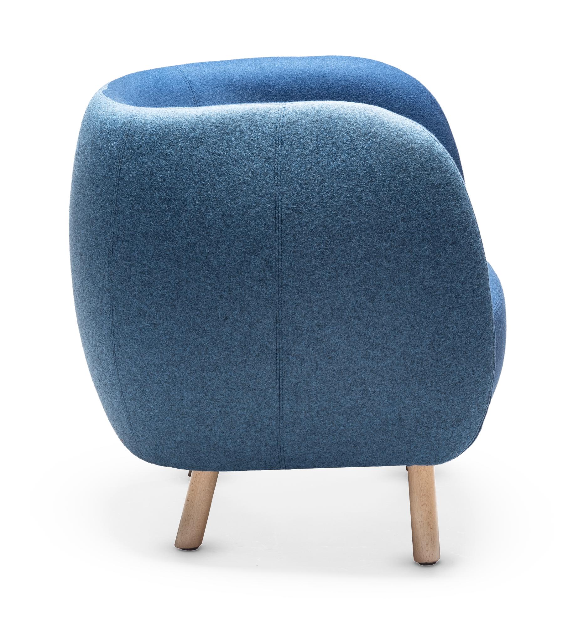 Poltrona Mousse P Blu
