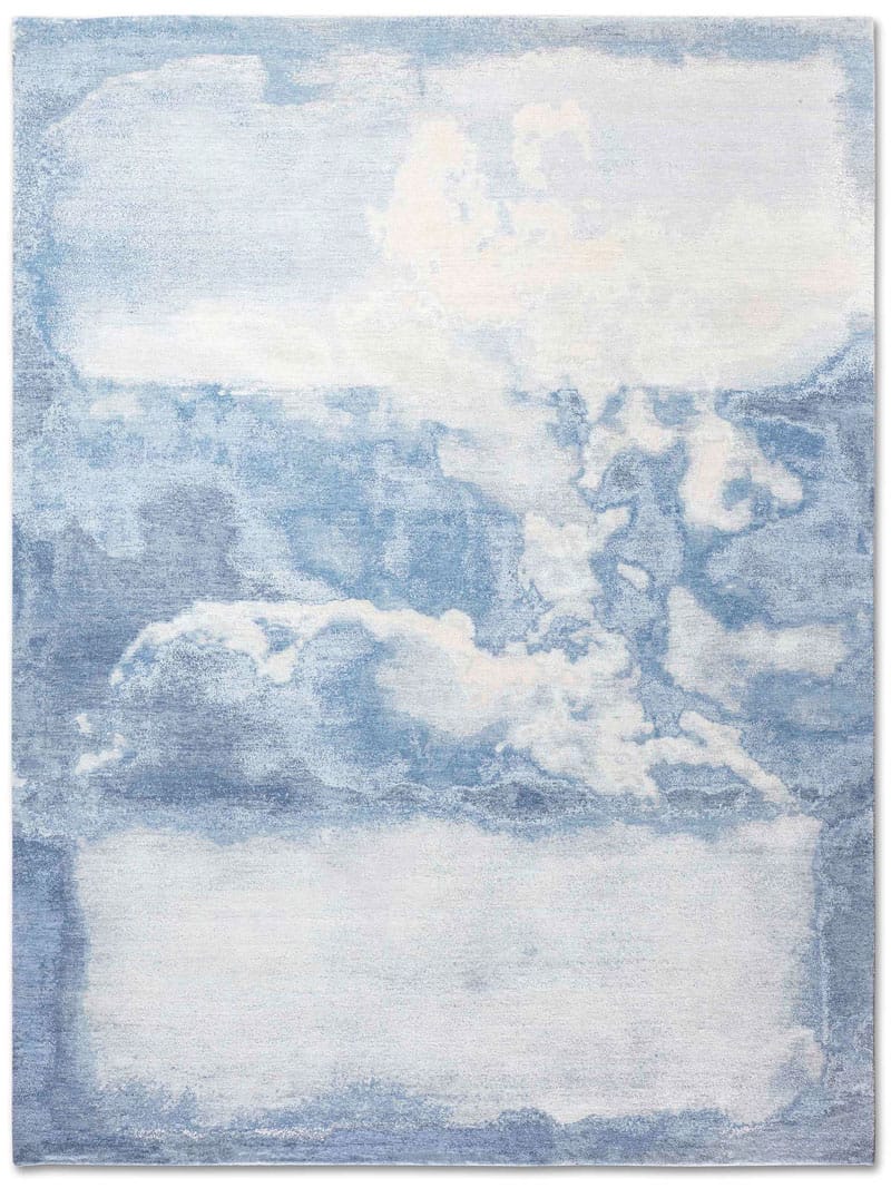 Tappeto Lusso Nuvole Blu