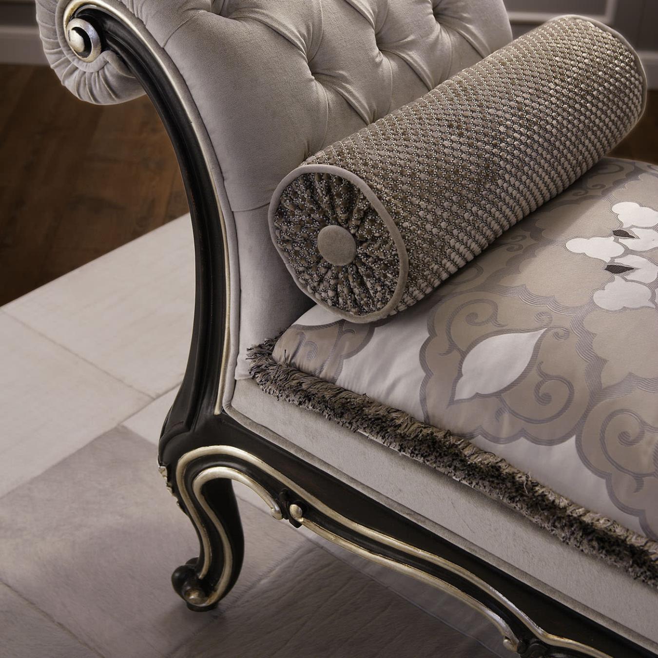 Chaise Longue Foglia Argento