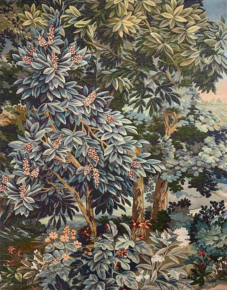 Arazzo Verde Fiammingo