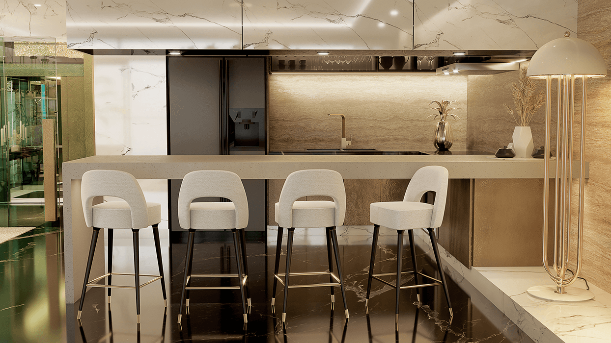 Sgabello da Bancone Colton - 6