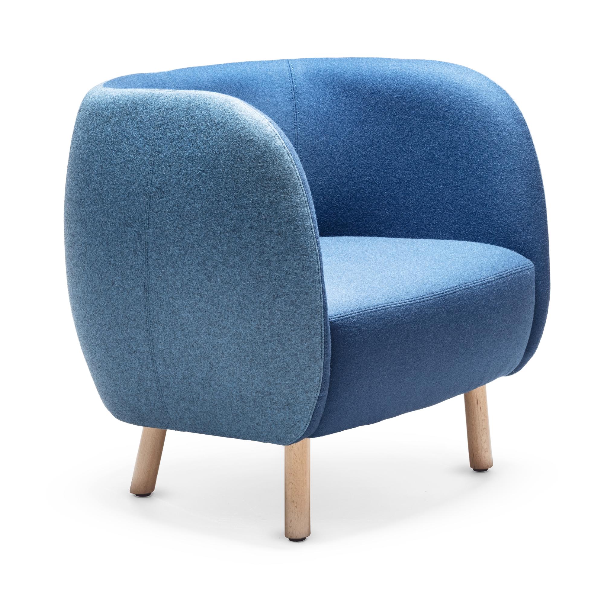 Poltrona Mousse P Blu