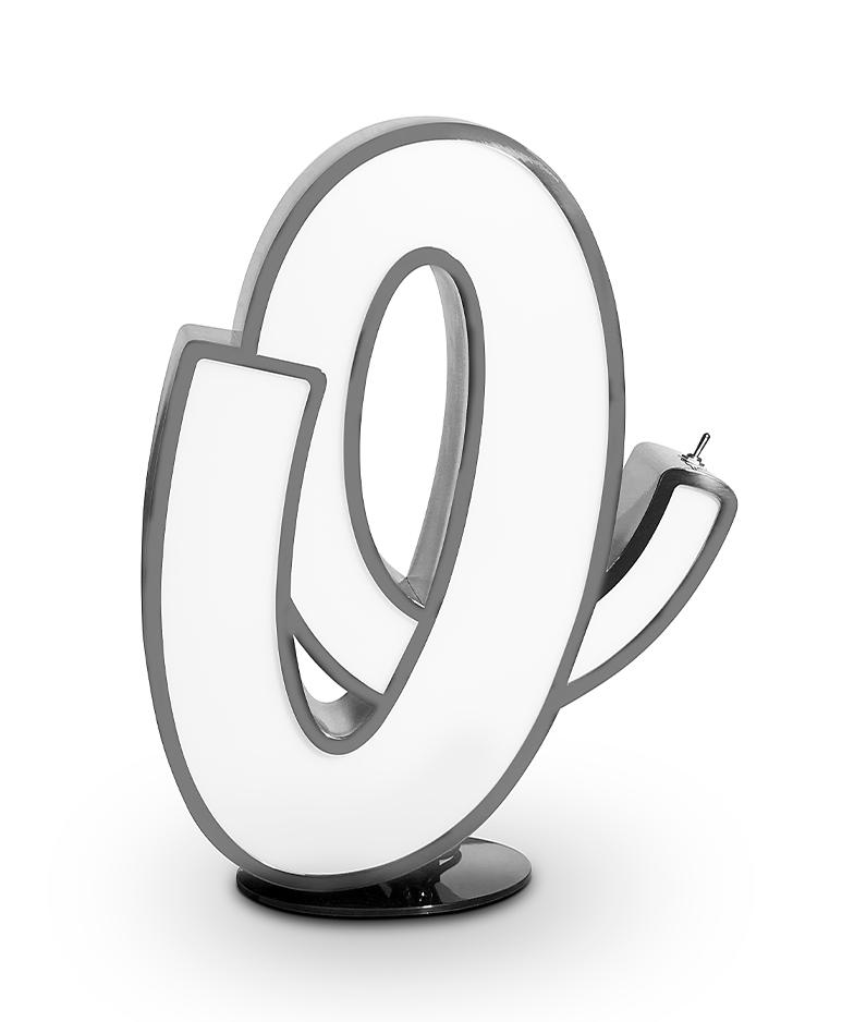 Lettera Luminosa Opulent O