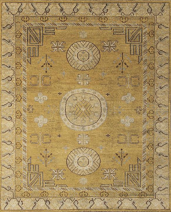 Tappeto Khotan Giallo 1