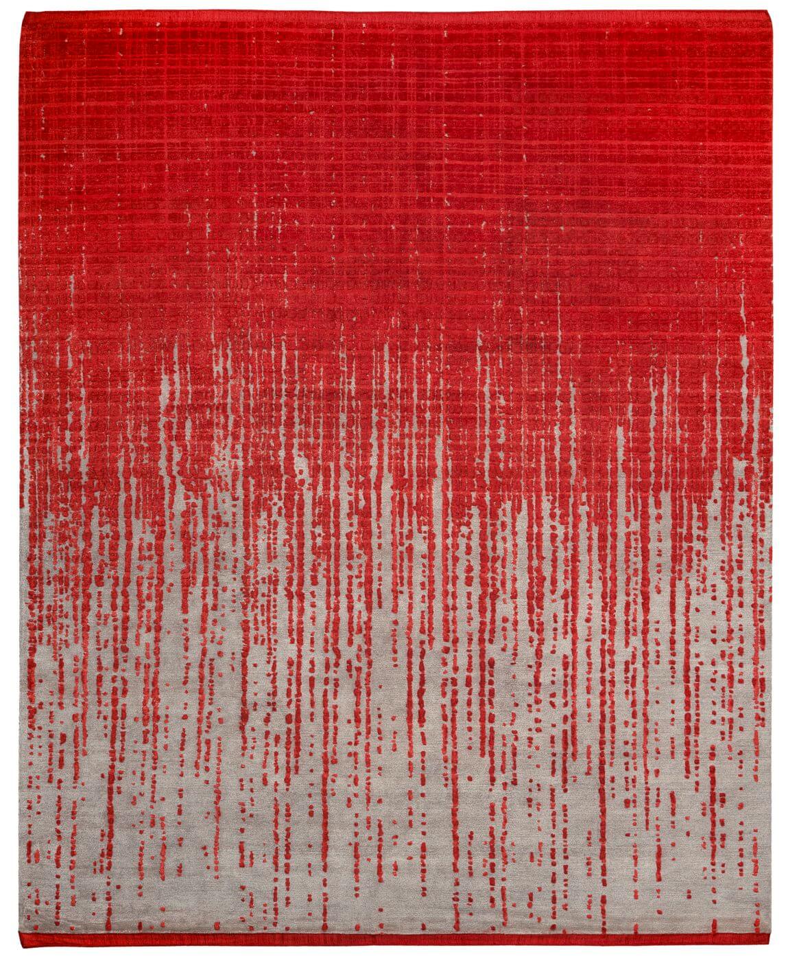 Tappeto Grid Vendetta Rosso