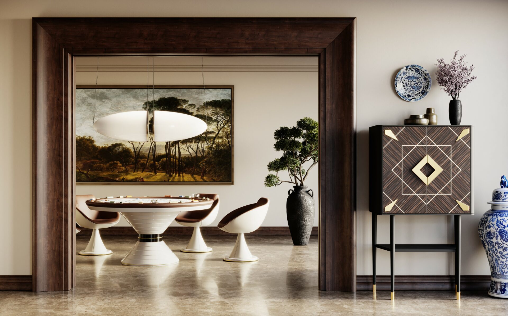Sedia girevole Shell