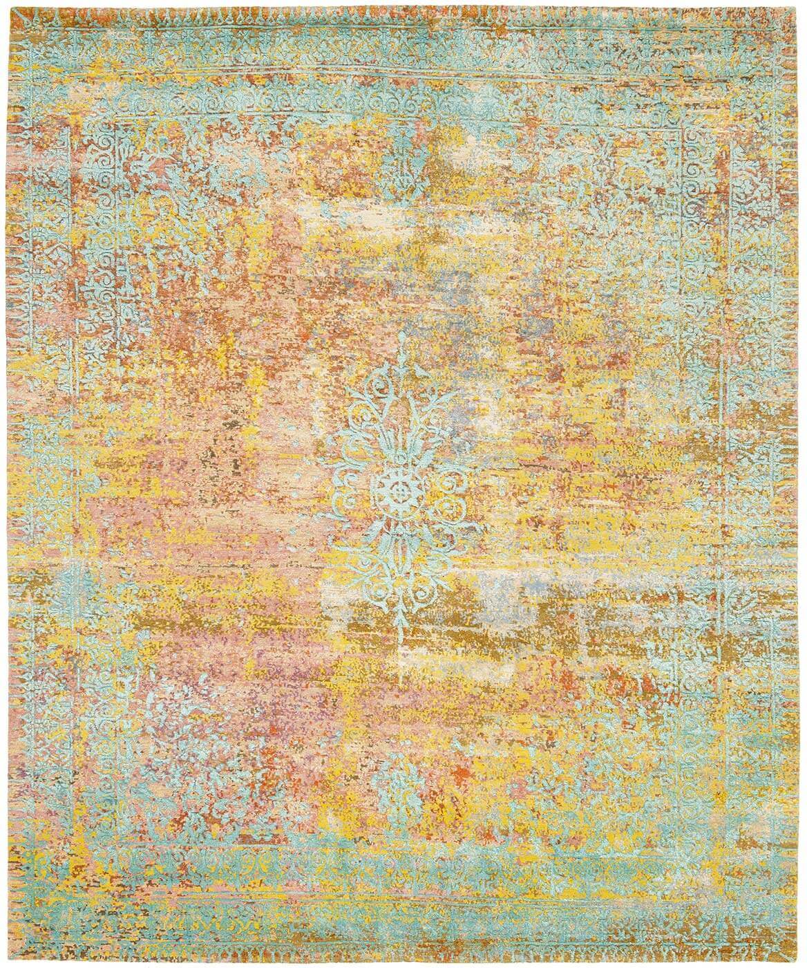 Tappeto Ferrara Artwork Special Rocked Rosa Acquamarina | Misura: 300 x 400 cm