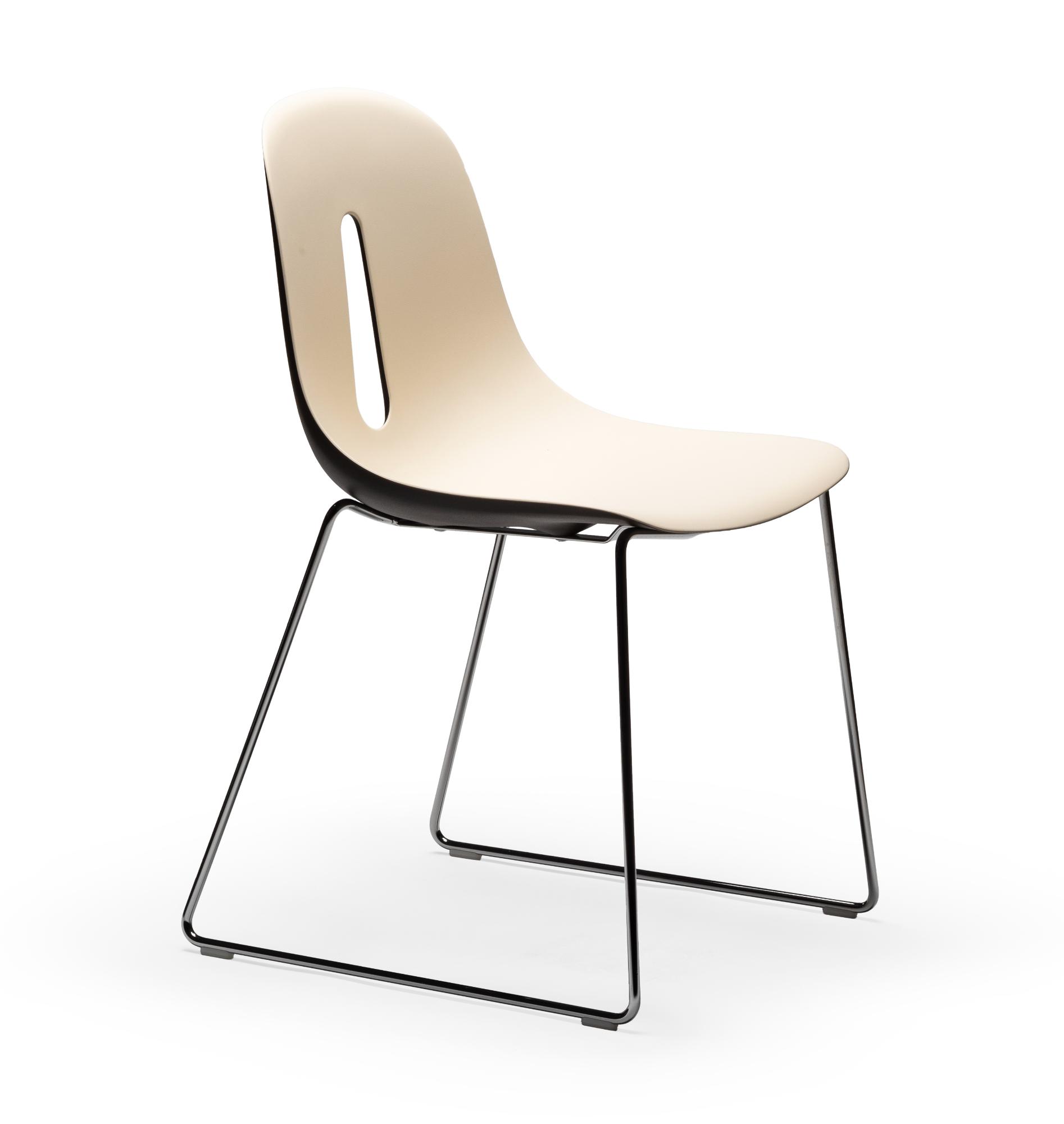 Sedia Gotham SL Beige e Nera