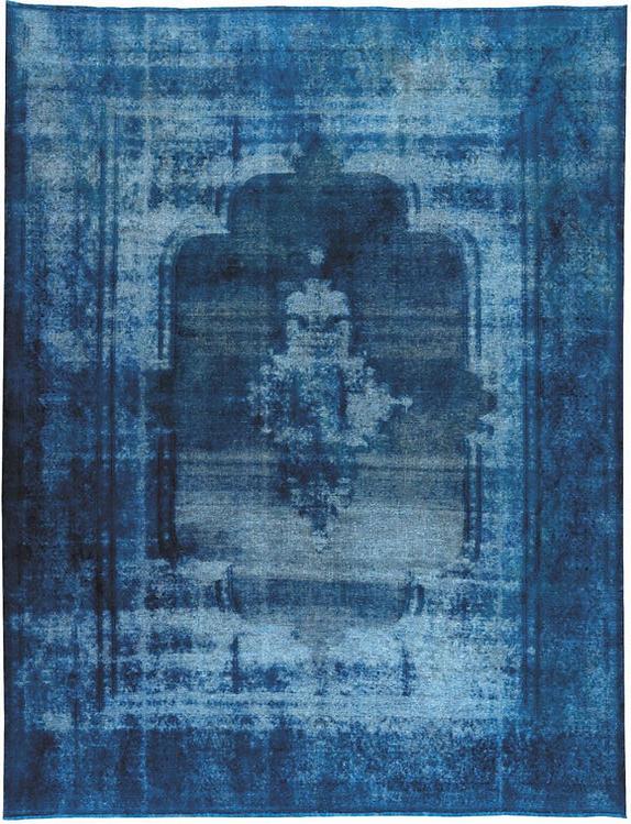 Tappeto Vintage Blu Scuro