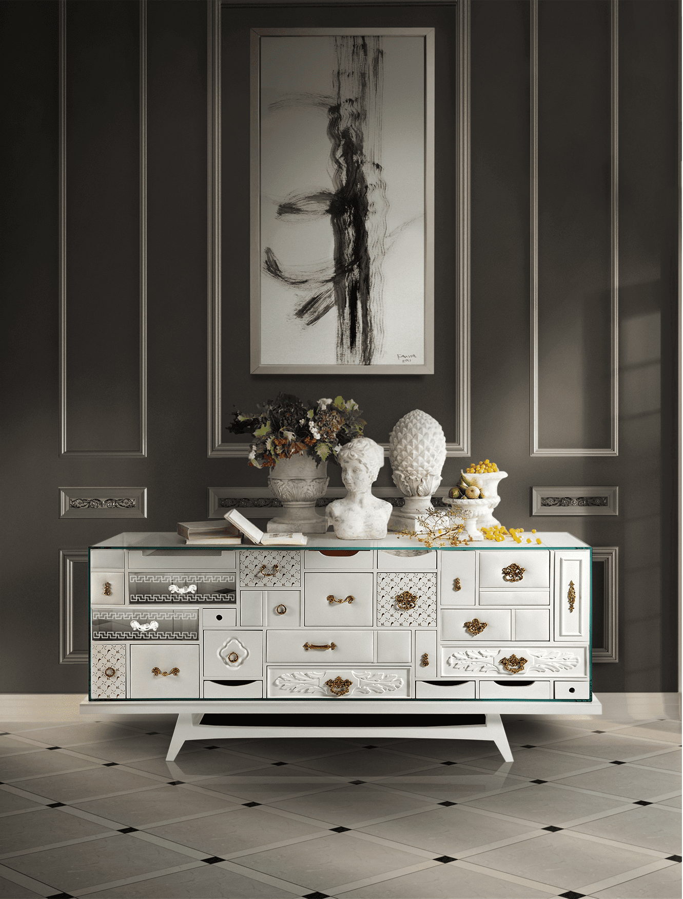 Credenza Bianca Miro