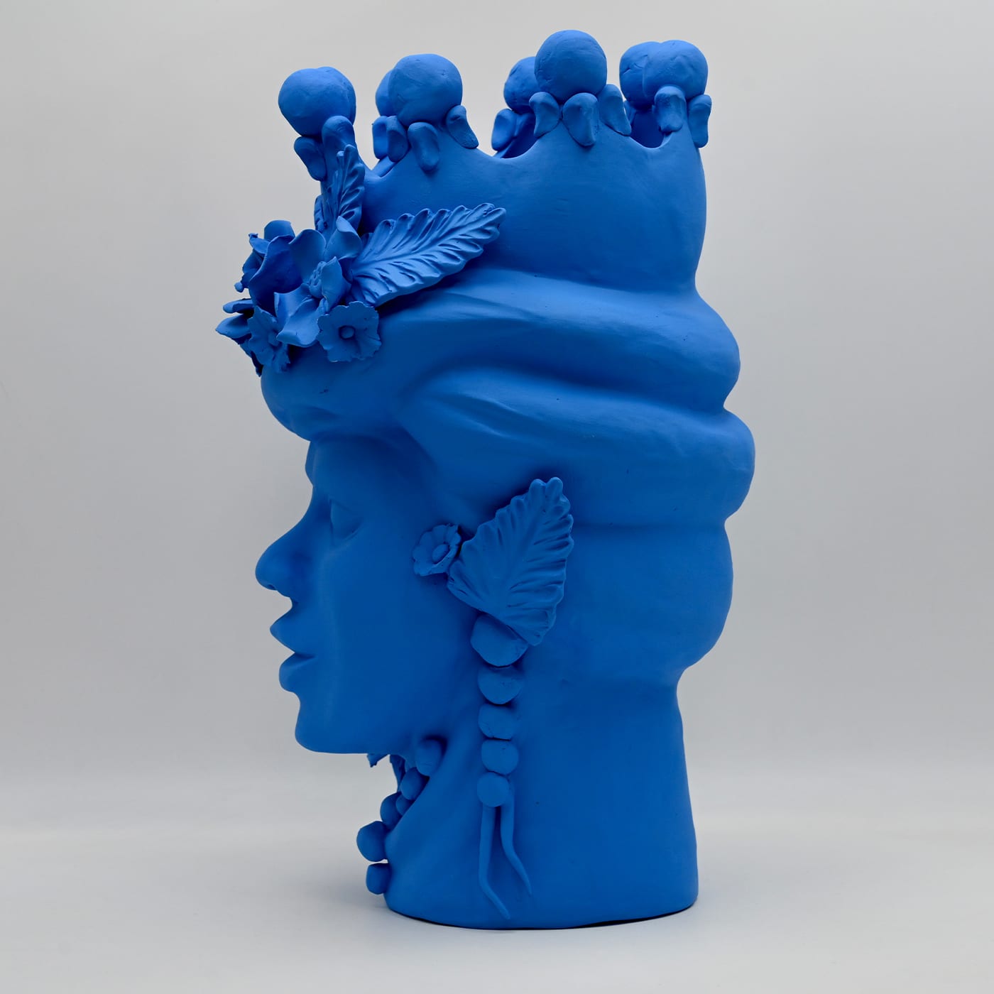 Testa di Moro Blu Scultura