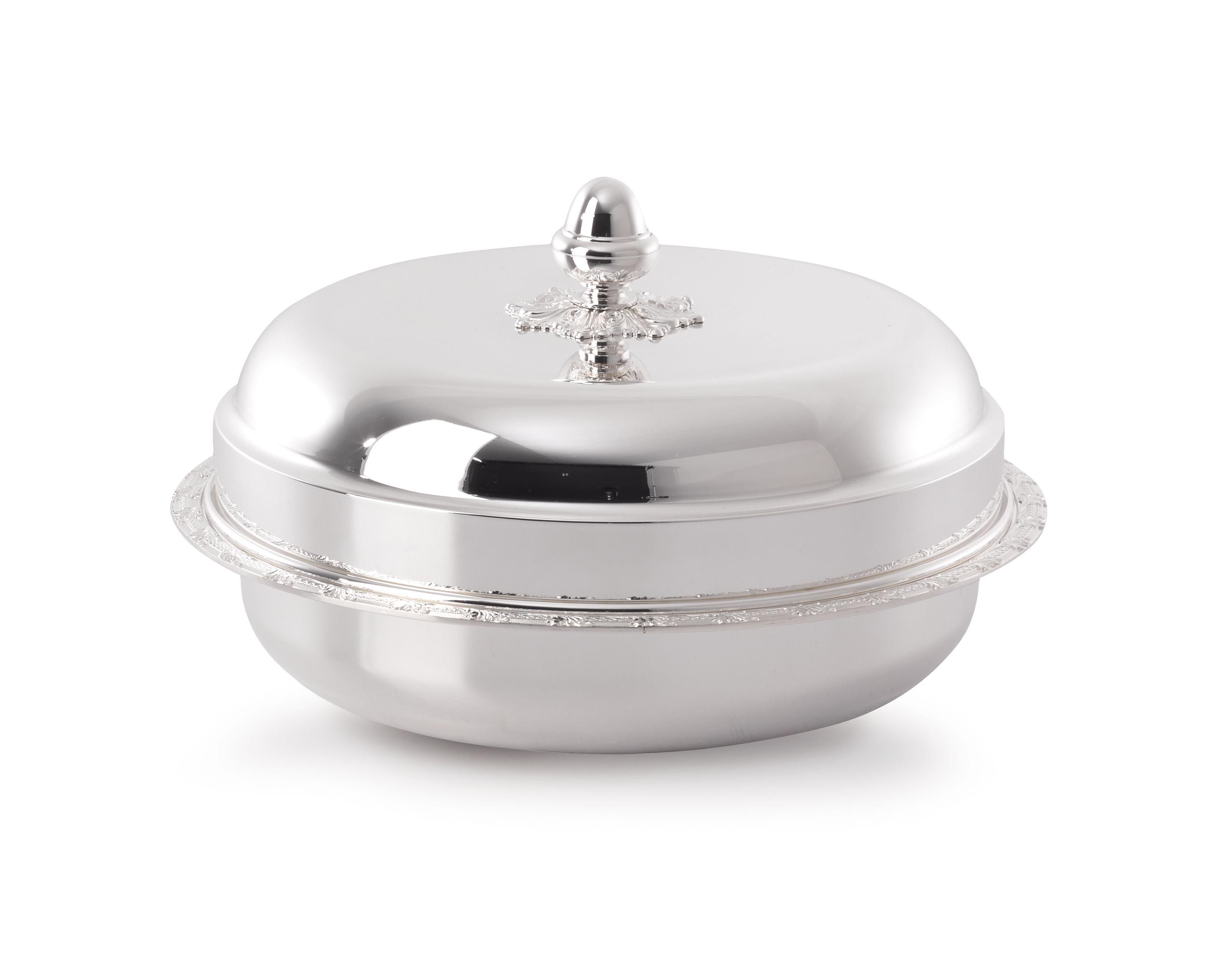 Piatto Rotondo Per Verdure Con Porcellana E Coperchio | Dimensioni: Ø 28 cm
