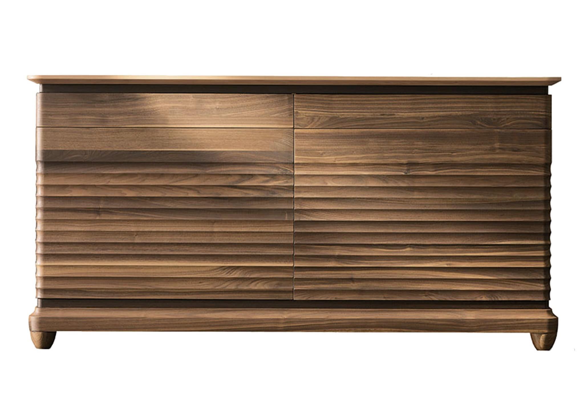 Credenza di Lusso Marrone Naturale Traccia