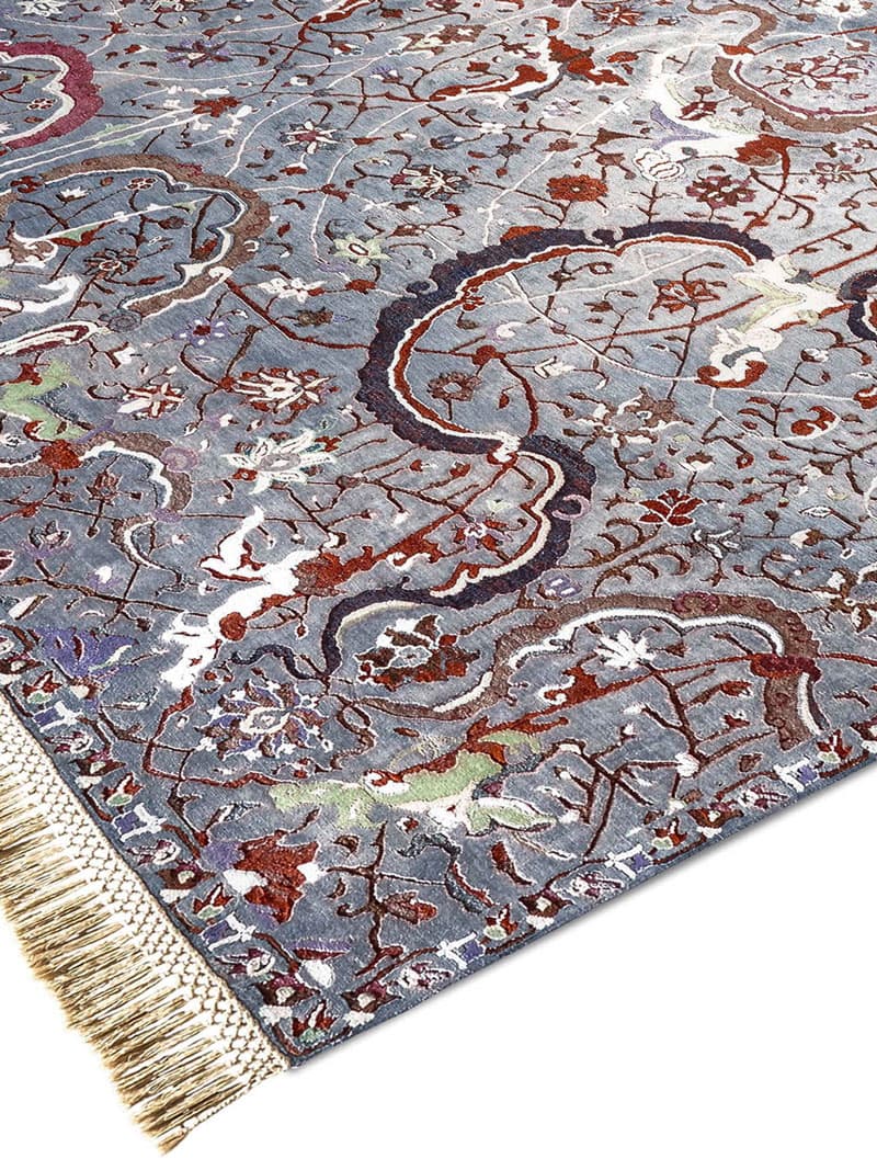 Tappeto Lusso Tabriz Carbone
