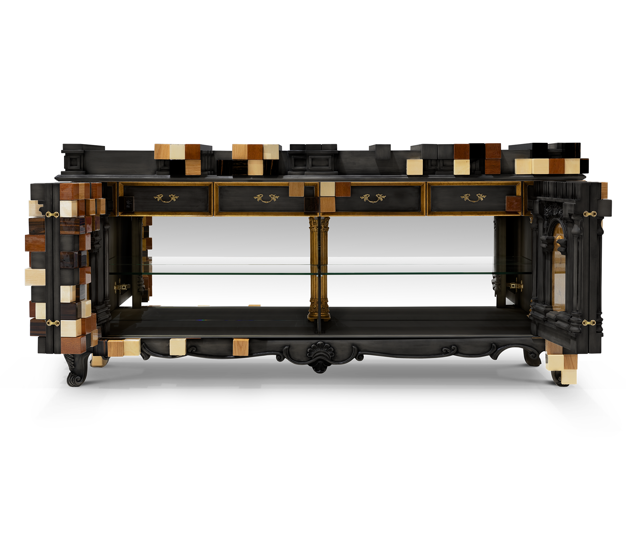 Credenza Nera Trafalgar