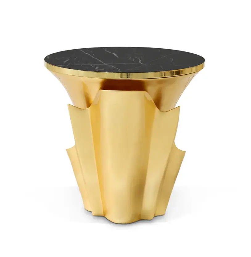 Solstice Tavolino Foglia Oro
