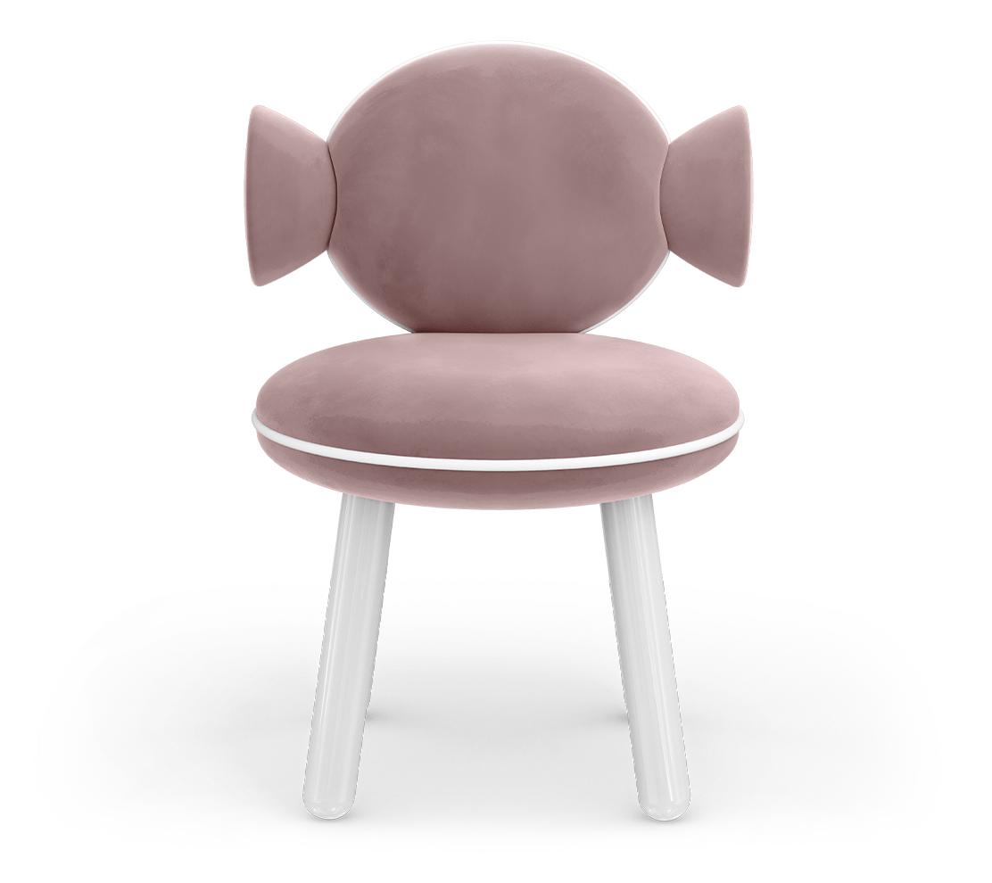 Sedia Per Bambini Lollipop Pink Puff