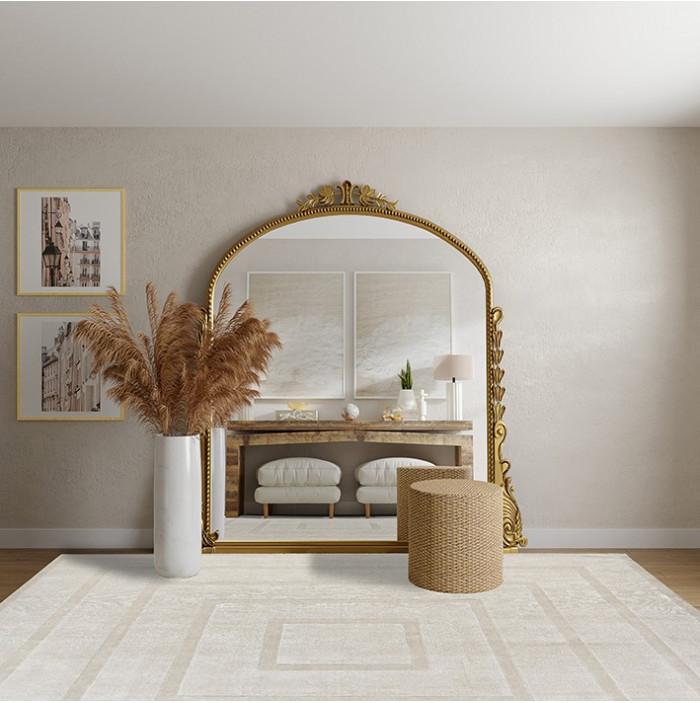 Tappeto Domino Tencel Beige