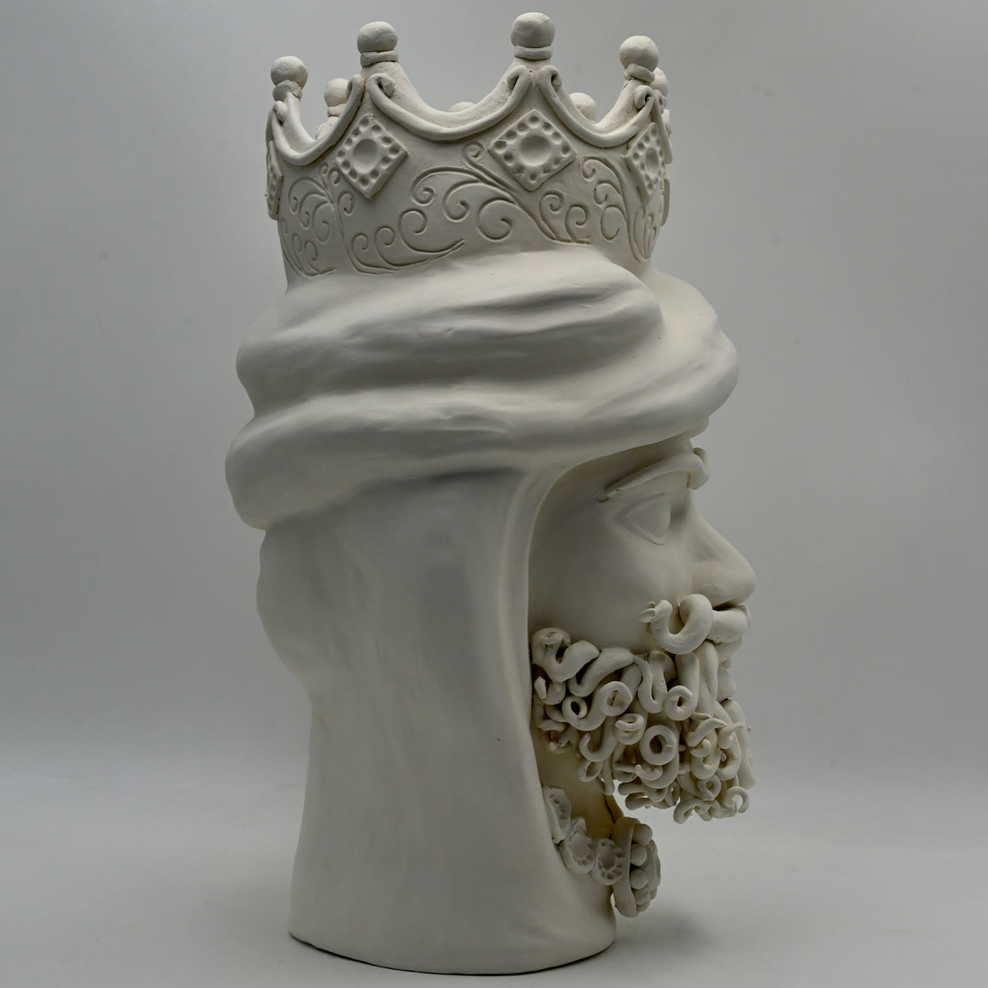 Testa di Moro Grigia Scultura