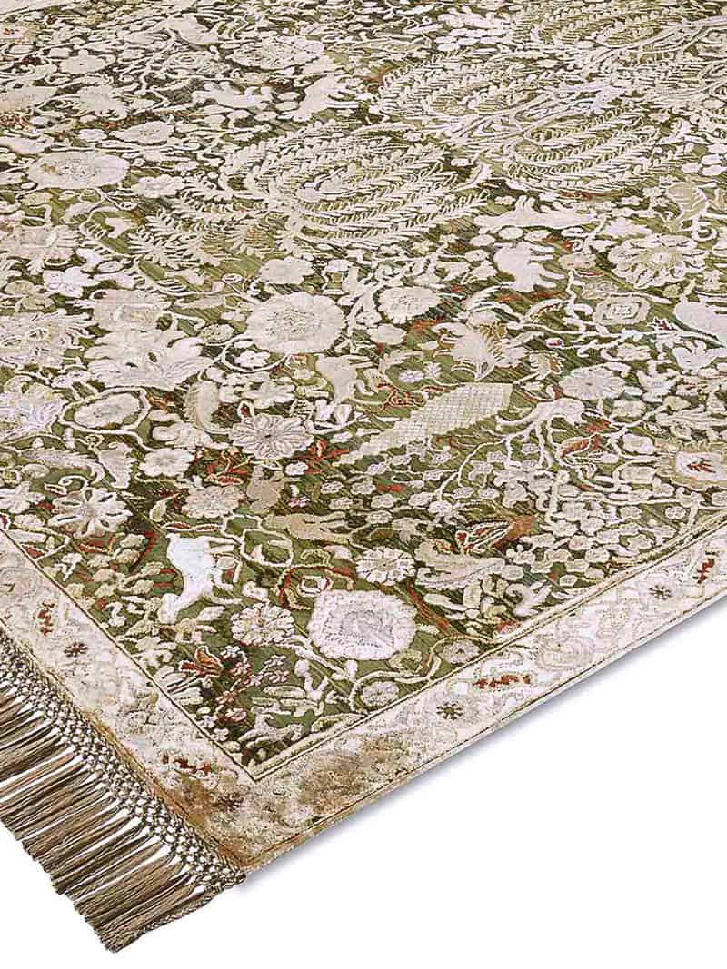 Tappeto Lusso Oro/Verde