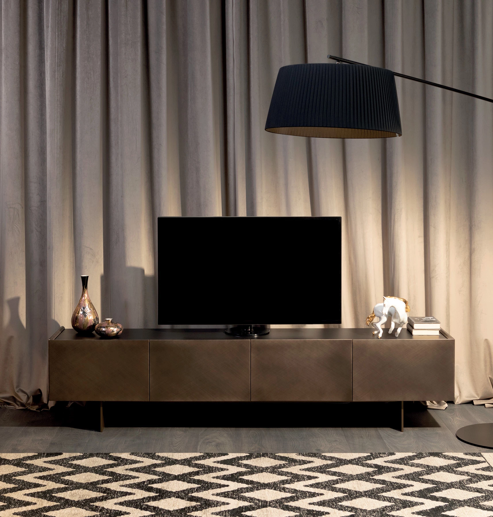 Madia porta TV Coated