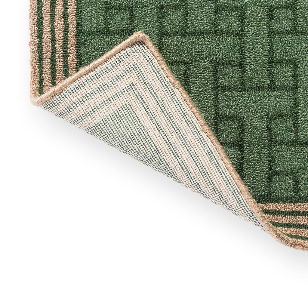 Tappeto TB T Monogram Verde Giada Per Esterni