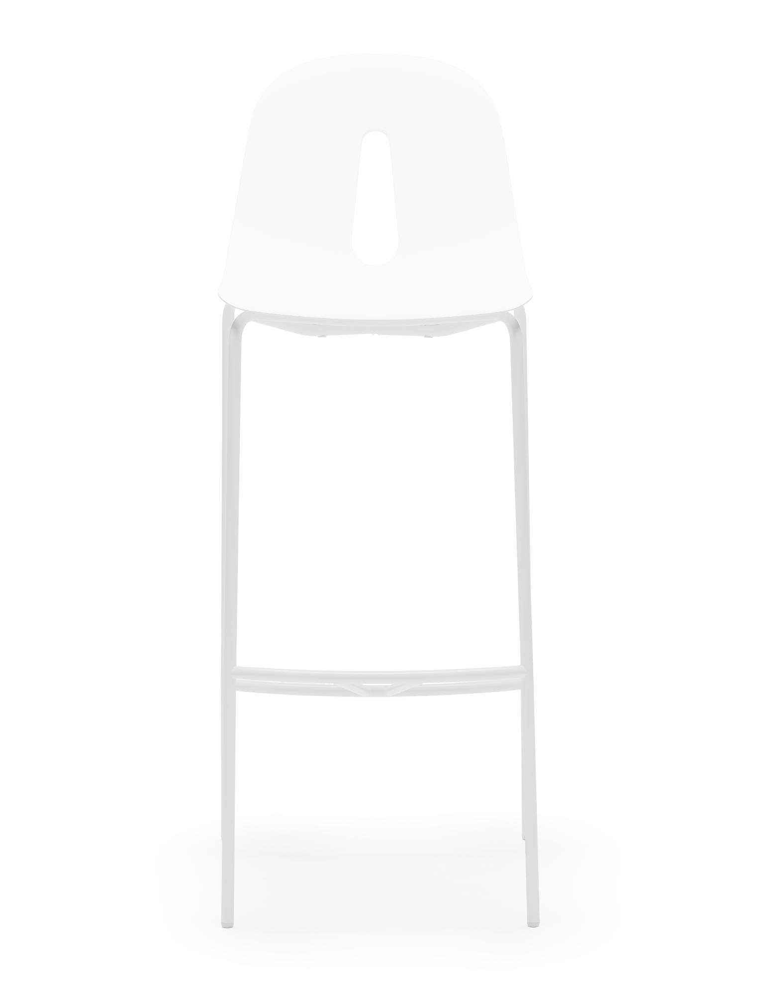 Sgabello da Bar Gotham SG-80 Bianco