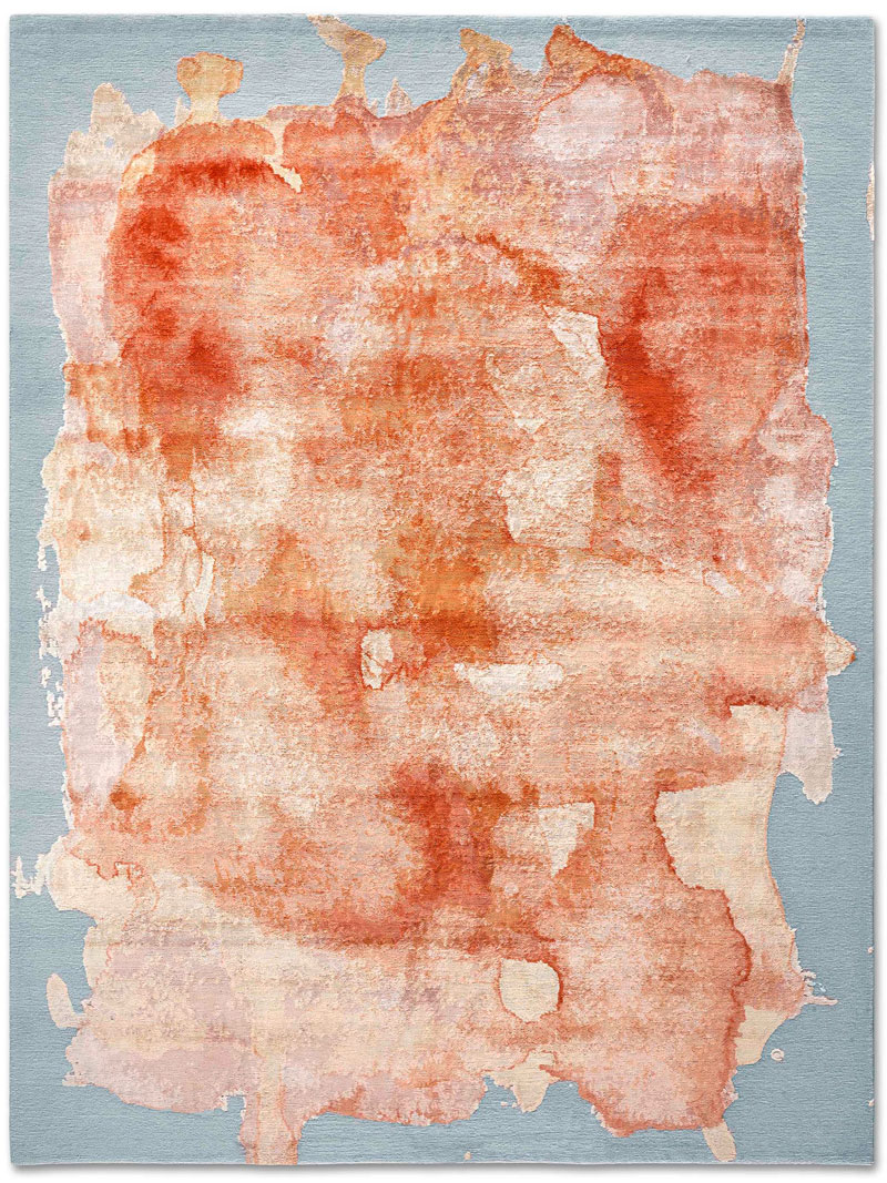 Tappeto Lusso Mono Rosa