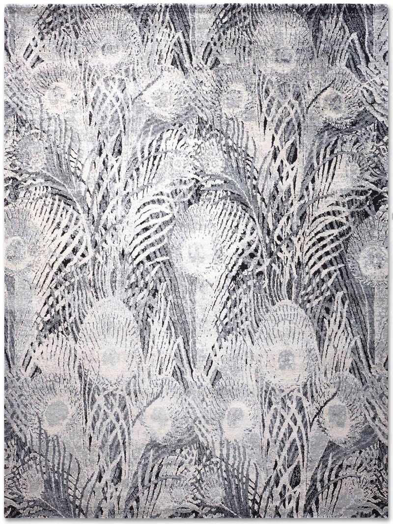 Tappeto Feathers BluGrigio
