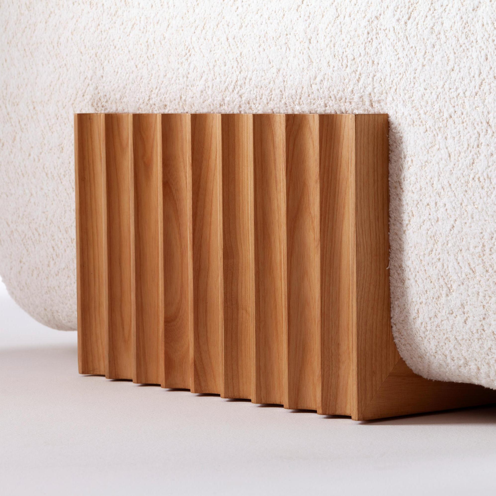 Divano modulare in legno Carmel