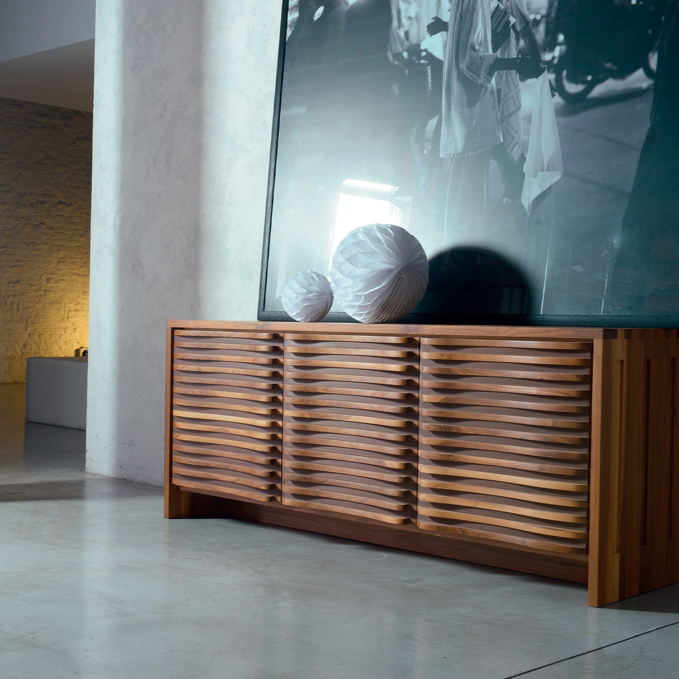 Credenza Marrone Sinuo