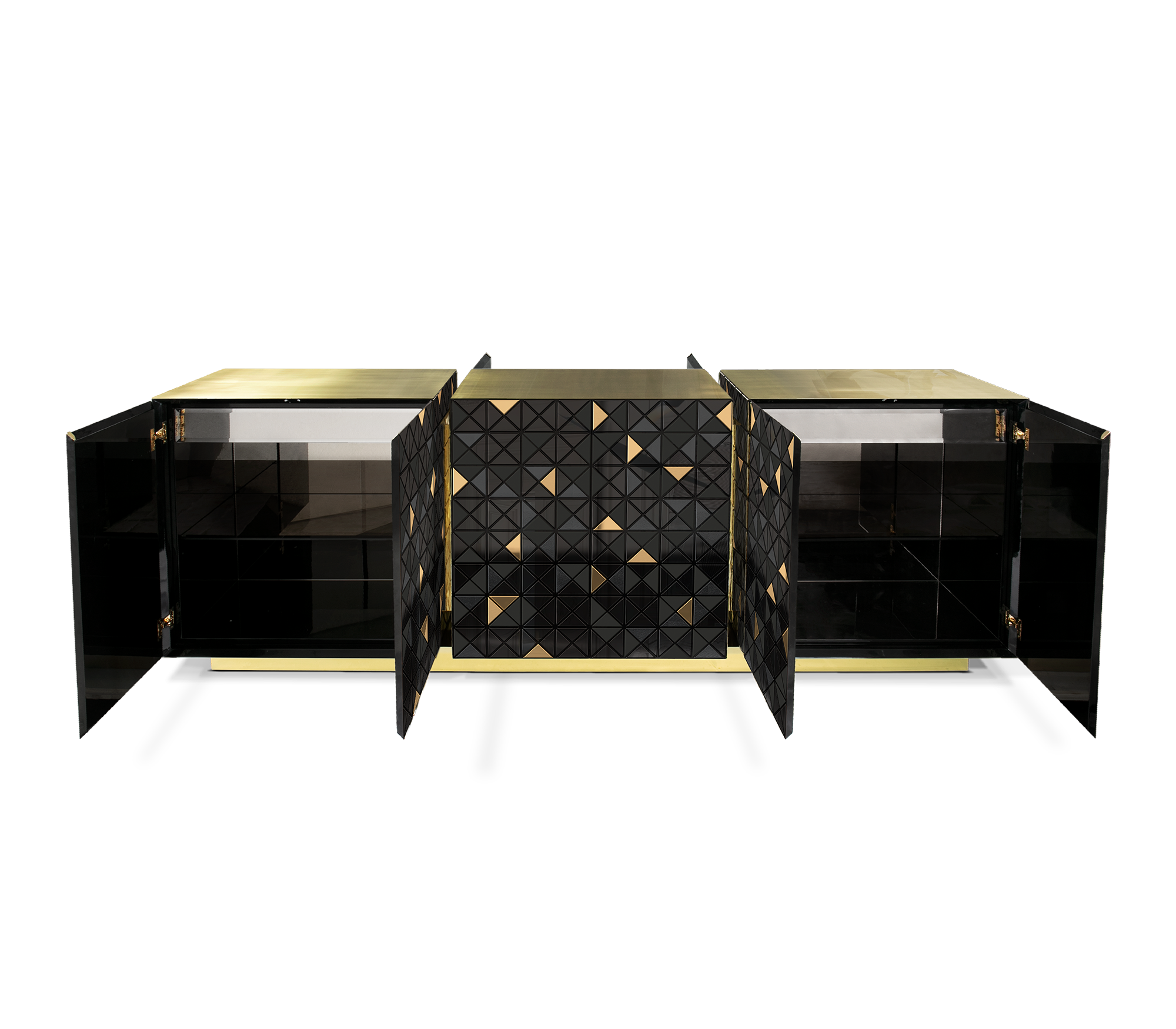 Credenza Oro & Nero Mosaic