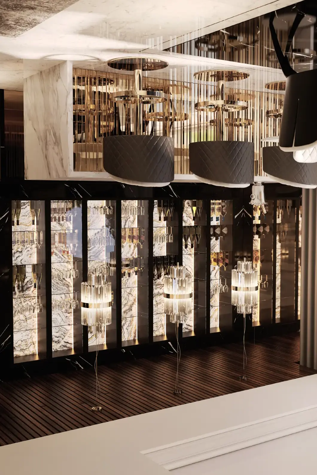 Sedia da Bar Girevole Luxe