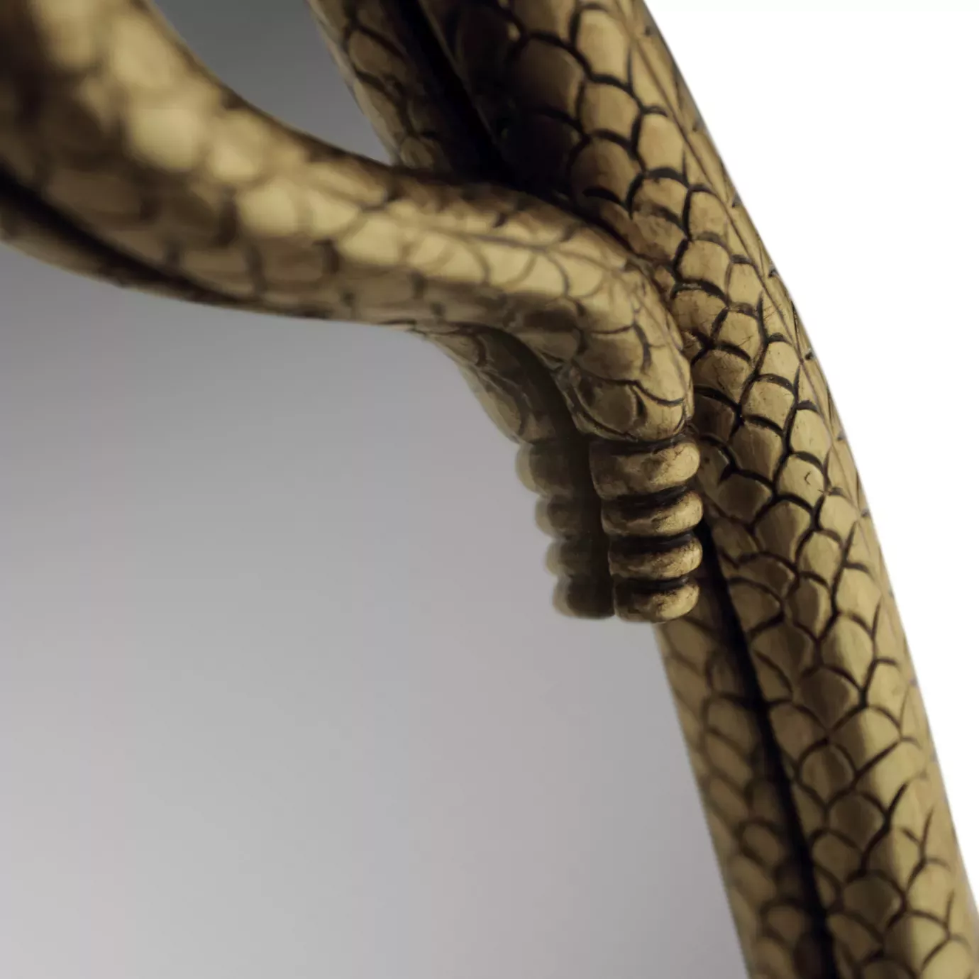 Specchio a Forma di Pera Serpentine