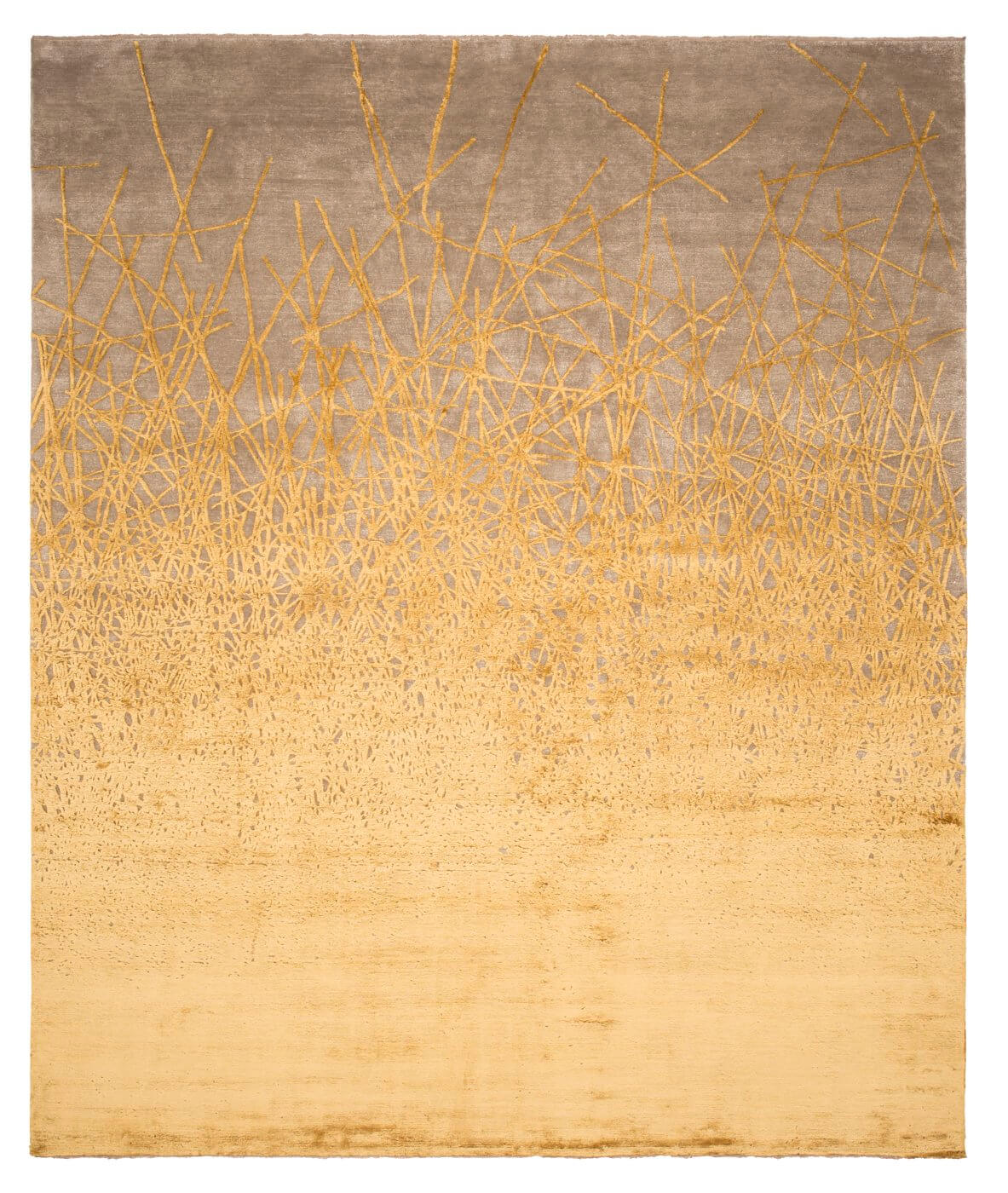 Tappeto Dusk Giallo Grigio