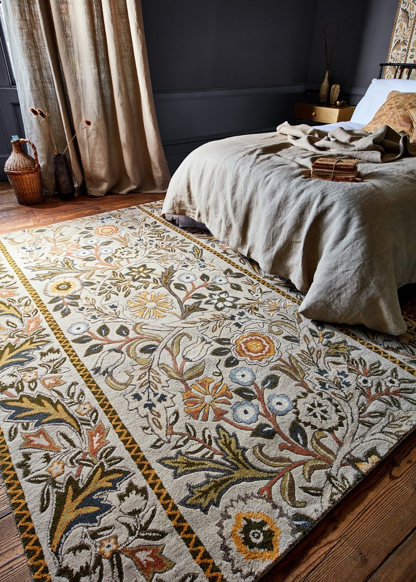 Tappeto Wilhelmina Lino Senape