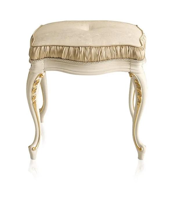 Sgabello Classico Beige / Oro