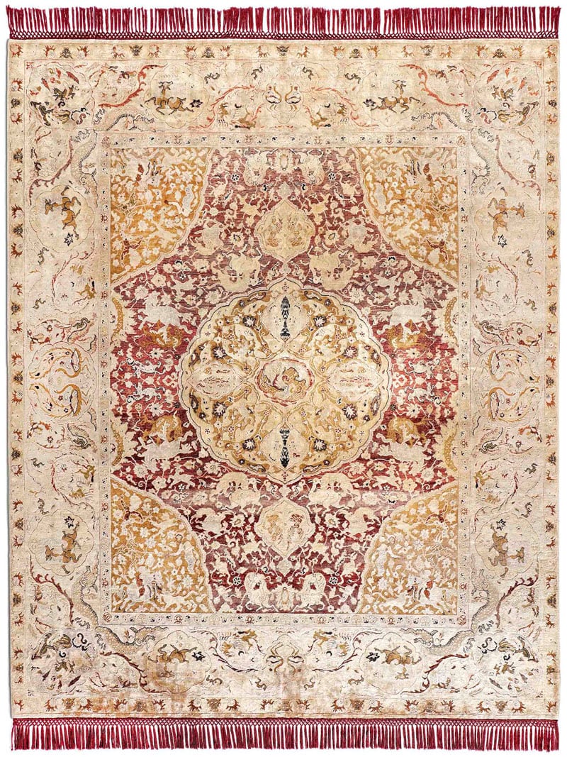 Tappeto Lusso Oro Annodato