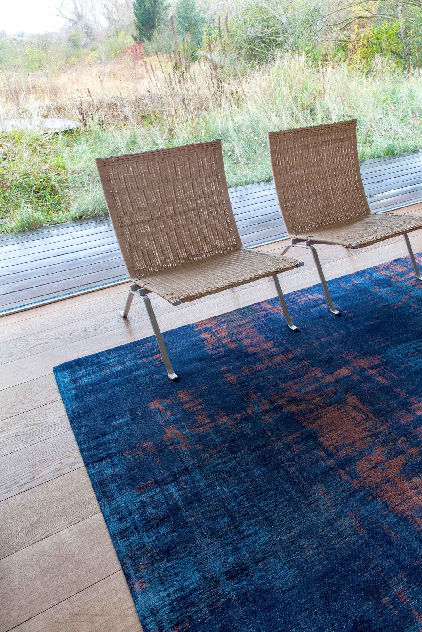 Tappeto Venetian Dust Blu Tramonto 9211