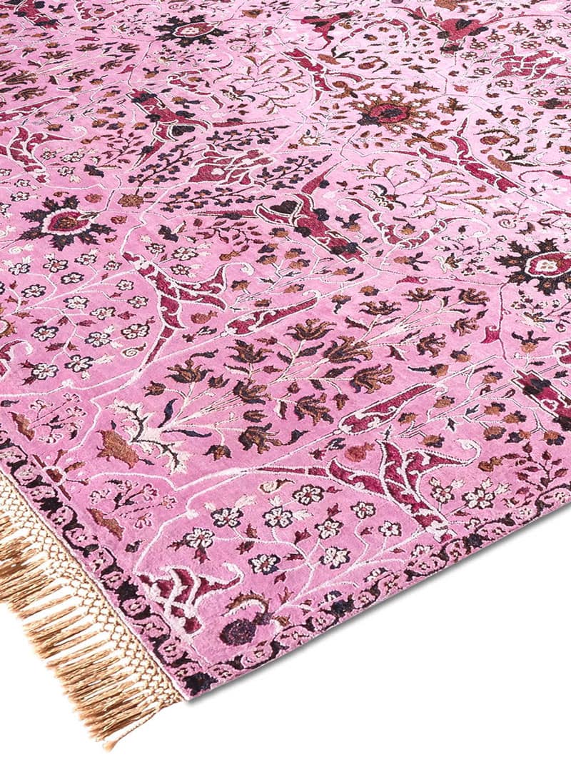 Tappeto Lusso Fatto a Mano Teheran Rosa | Misura: 274 x 365 cm
