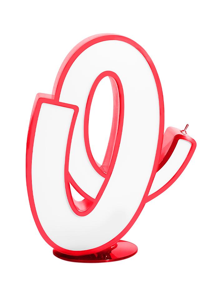 Lettera Luminosa Opulent O