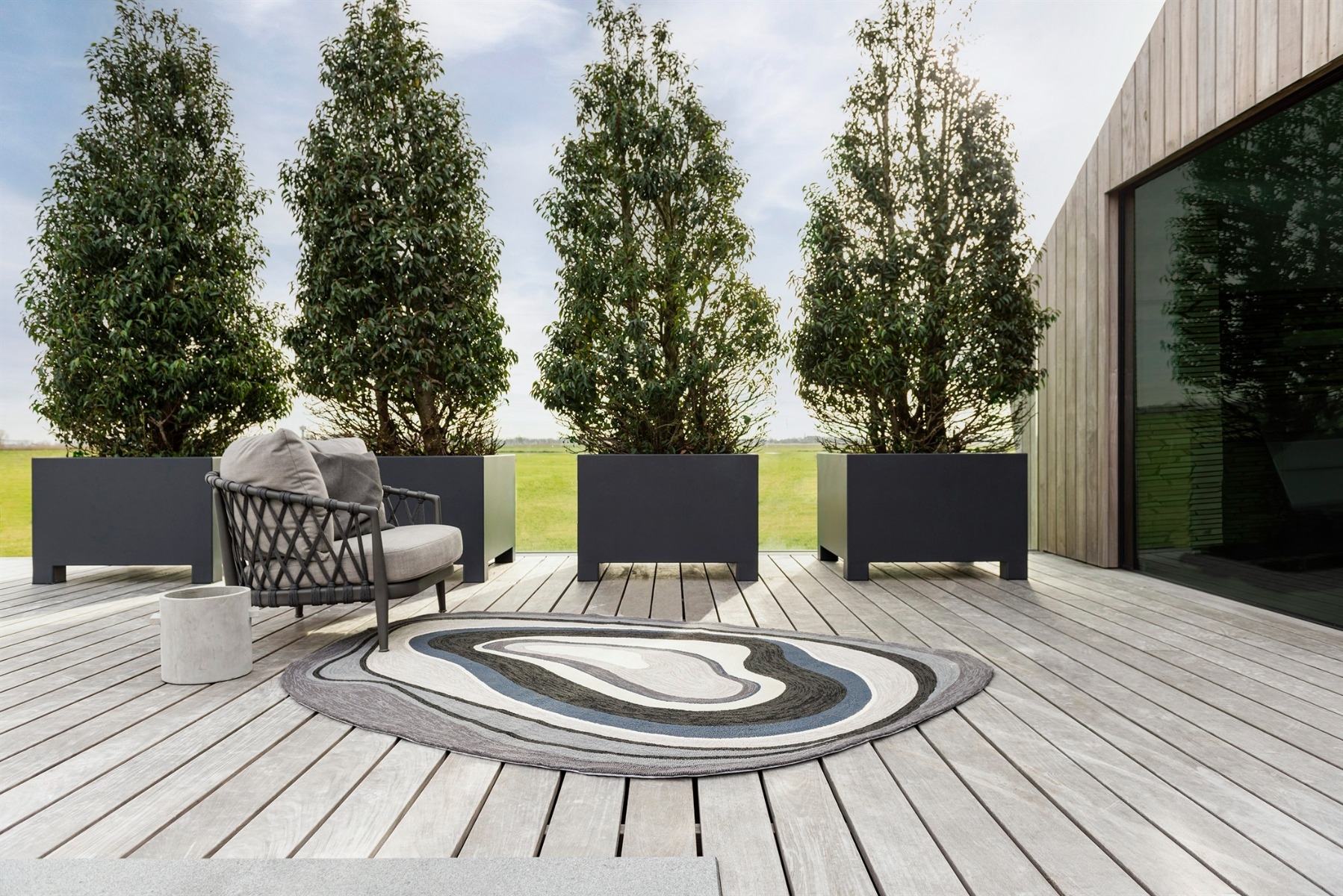 Tappeto Aura Grigio Habitat Per Esterni