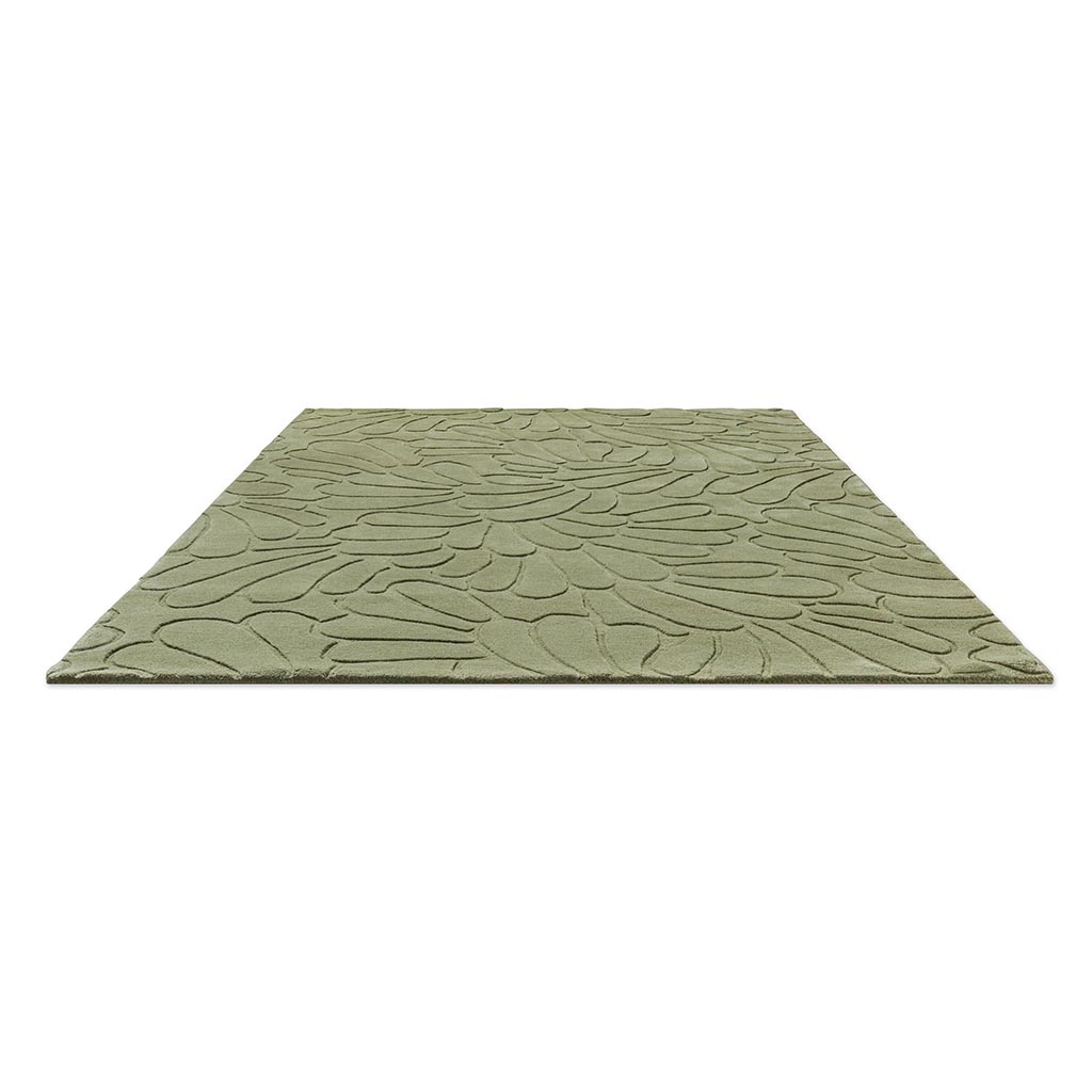 Tappeto Petali Coleby Verde Siepe