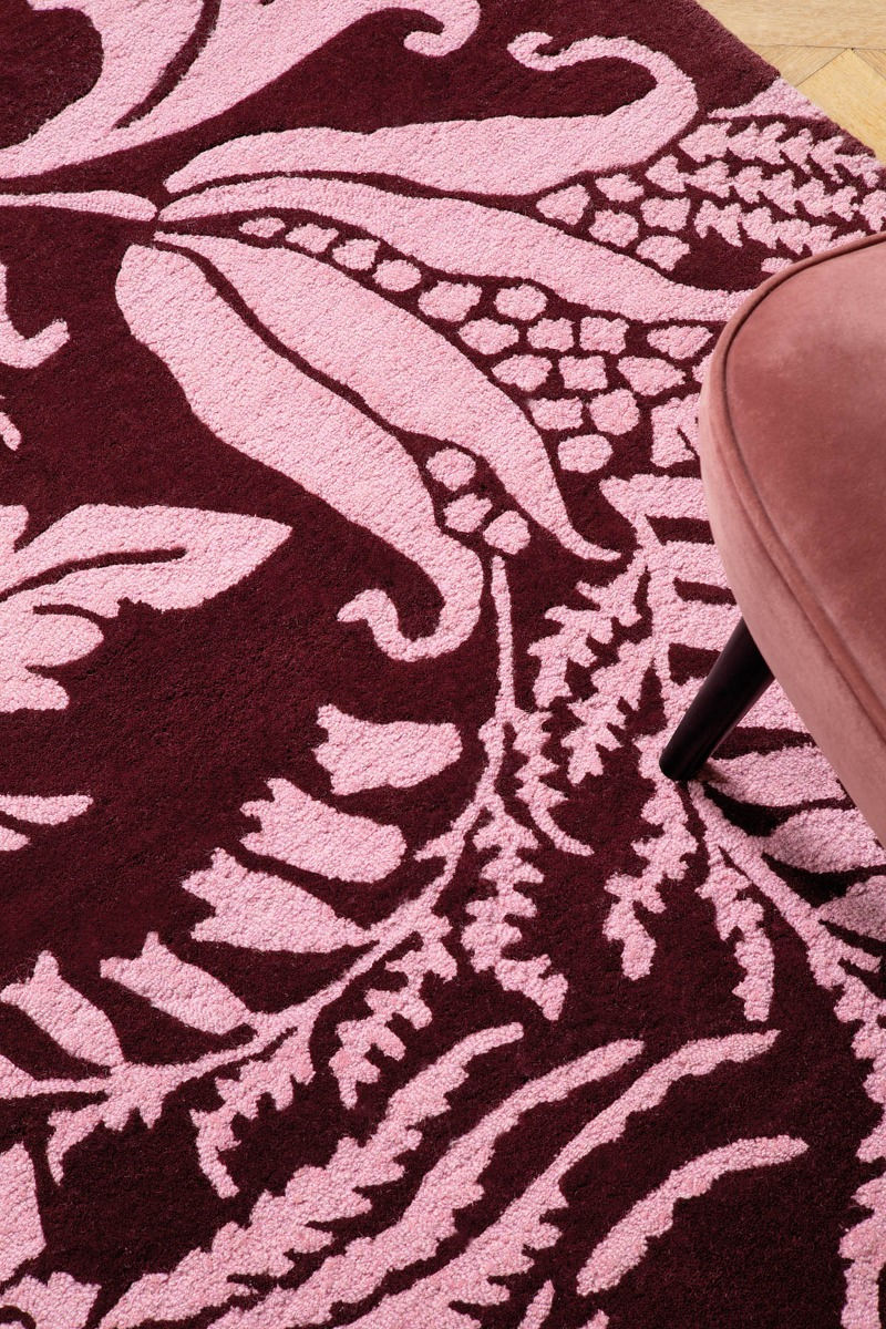 Tappeto Baroque Rosa