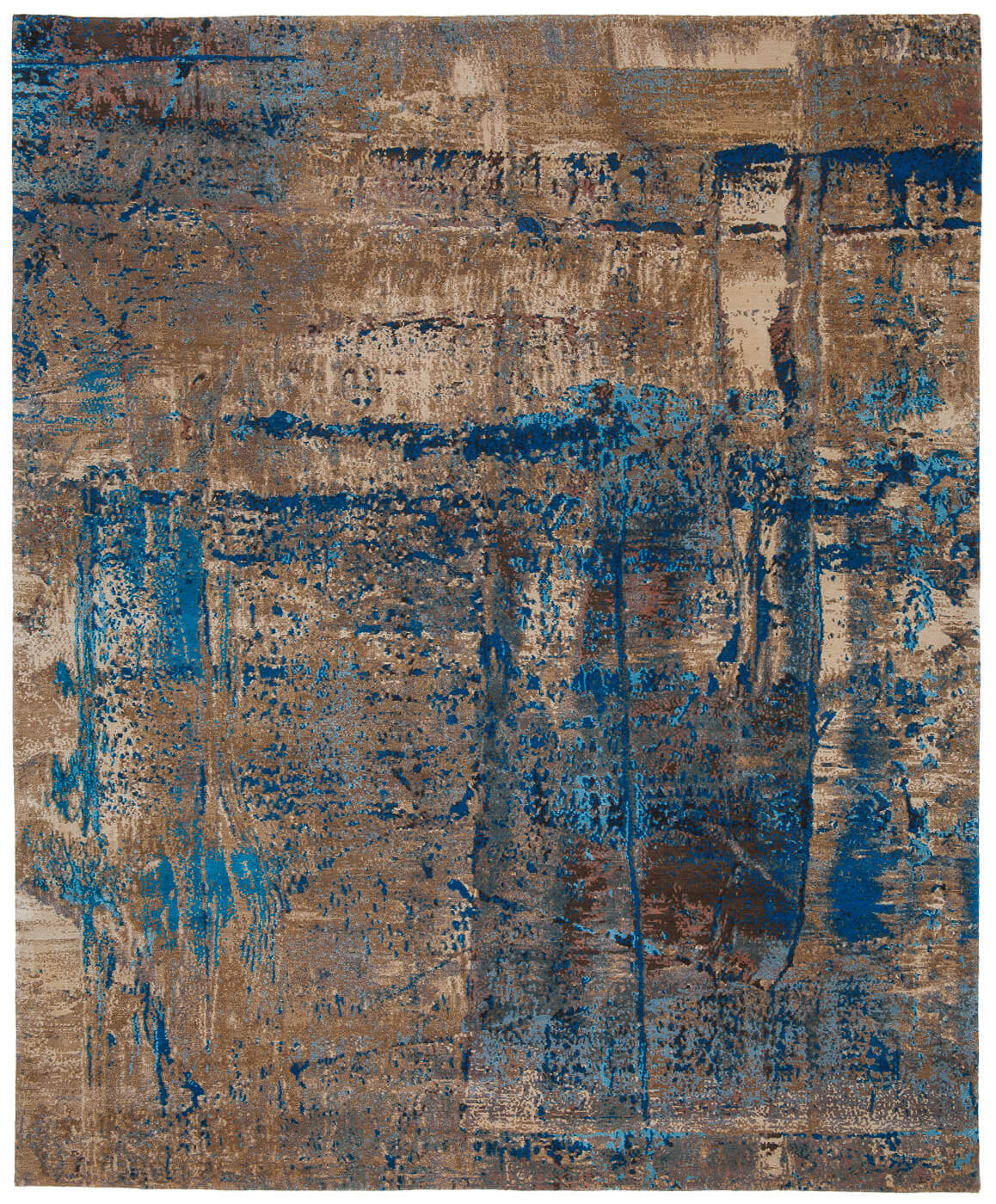 Tappeto Artwork 3 Multicolore Blu