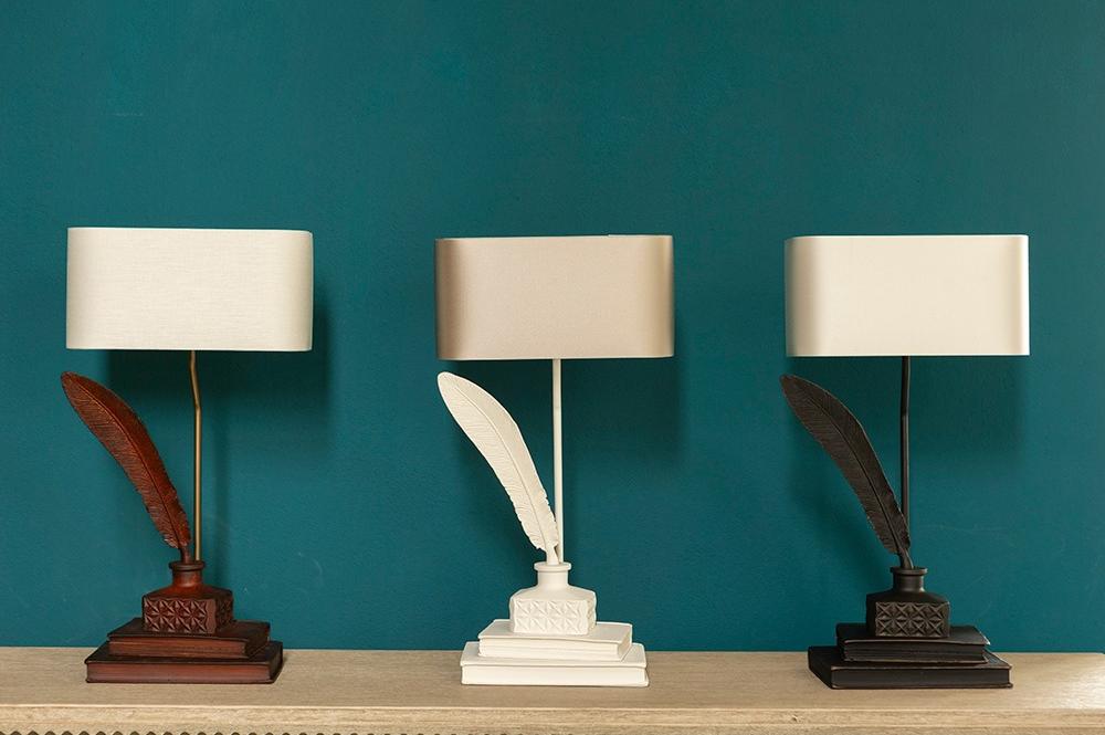 Lampada da tavolo Tom con finitura bronzo antico